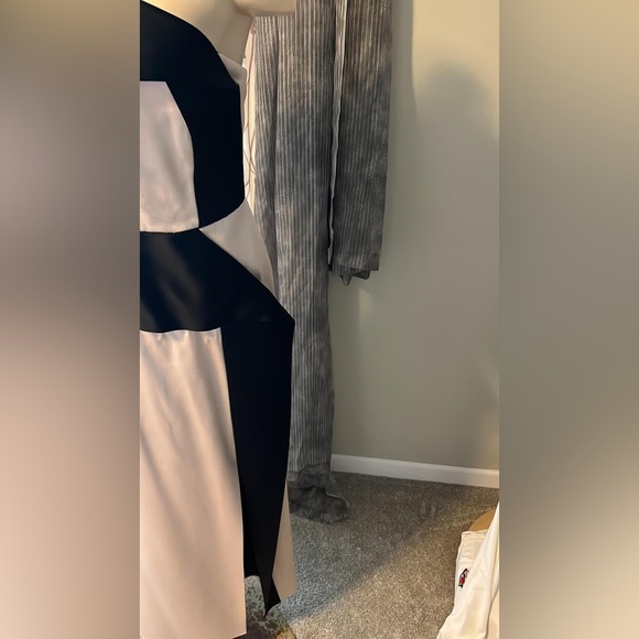 Roland Mouret Color Block Asymmetric Long Dress - Picture 12 of 13